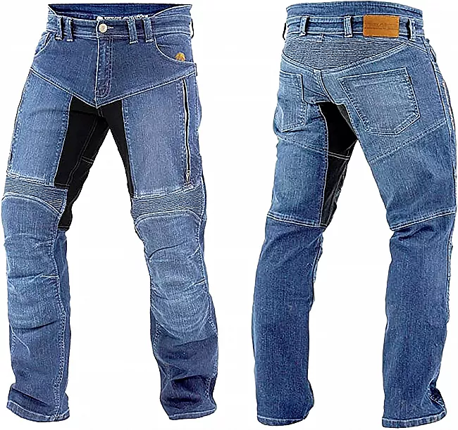 oFzimTo Pantaloni Moto da Uomo, Jeans da Moto da Uomo con