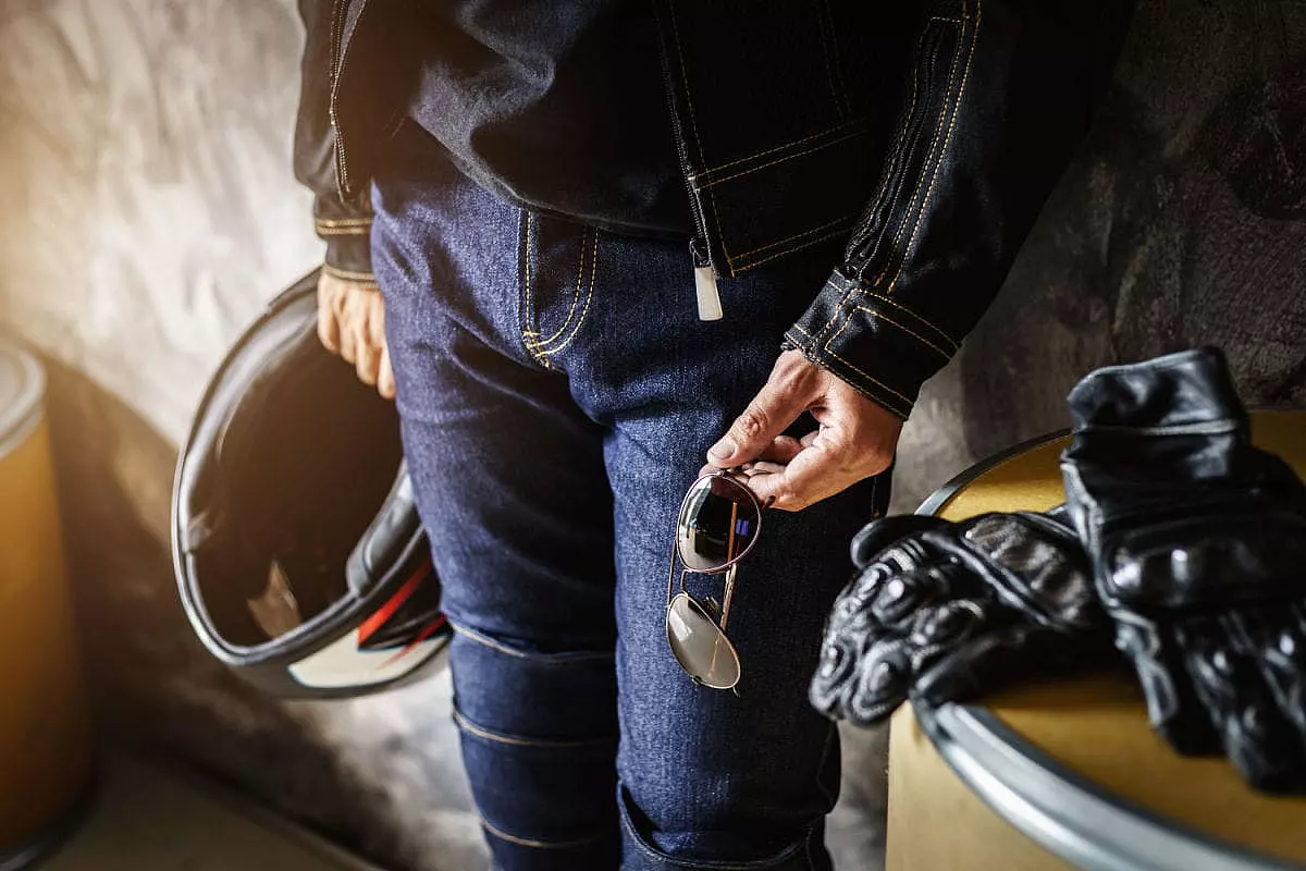 Jeans uomo da moto con protezioni - Abbigliamento e Accessori In