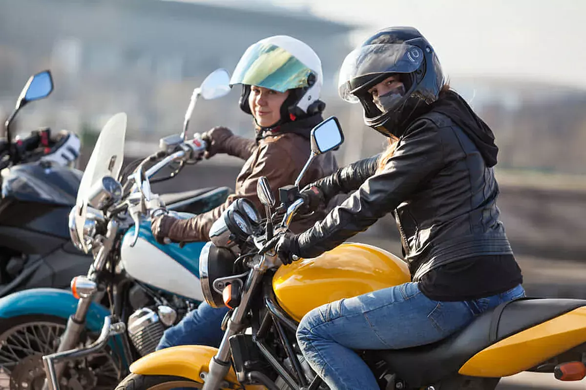 Giacche e giubotti donna in tessuto per motociclista