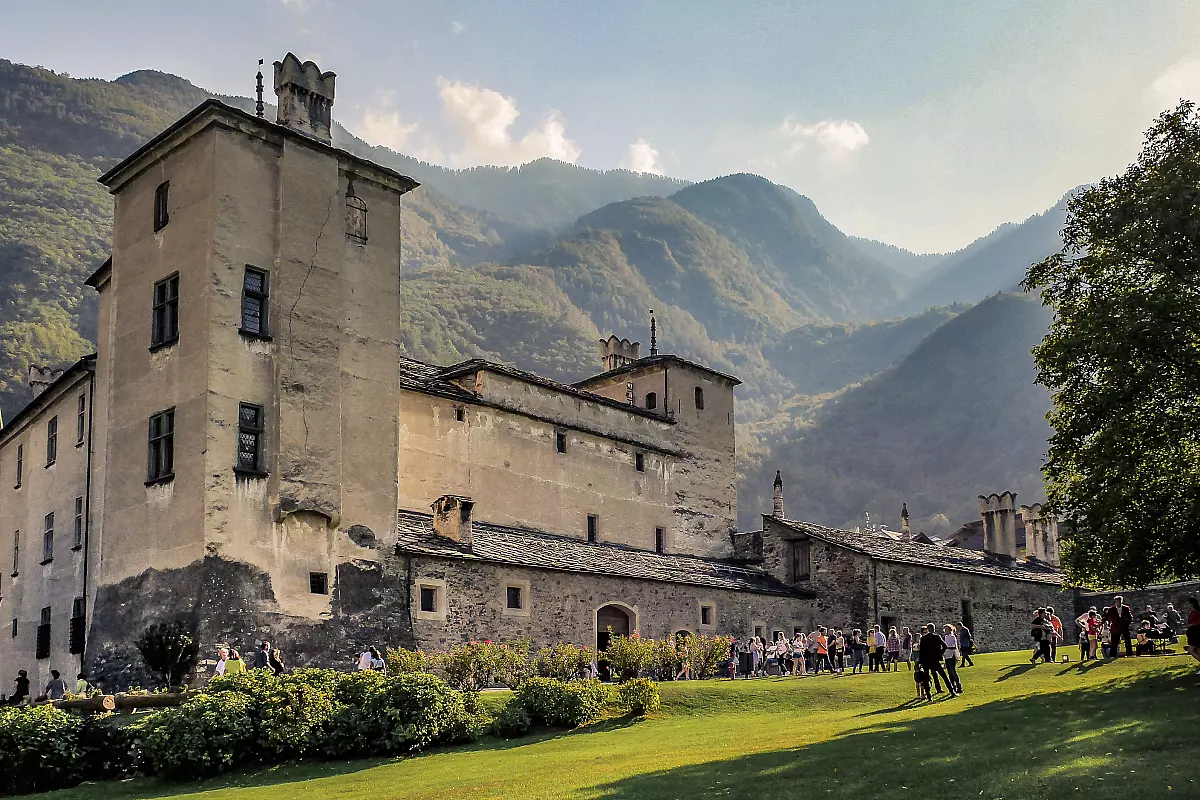 Il Castello di Issogne, uno dei più visitati della Valle d'Aosta